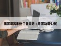 定边黑客漫画素材下载网站（黑客动漫头像）